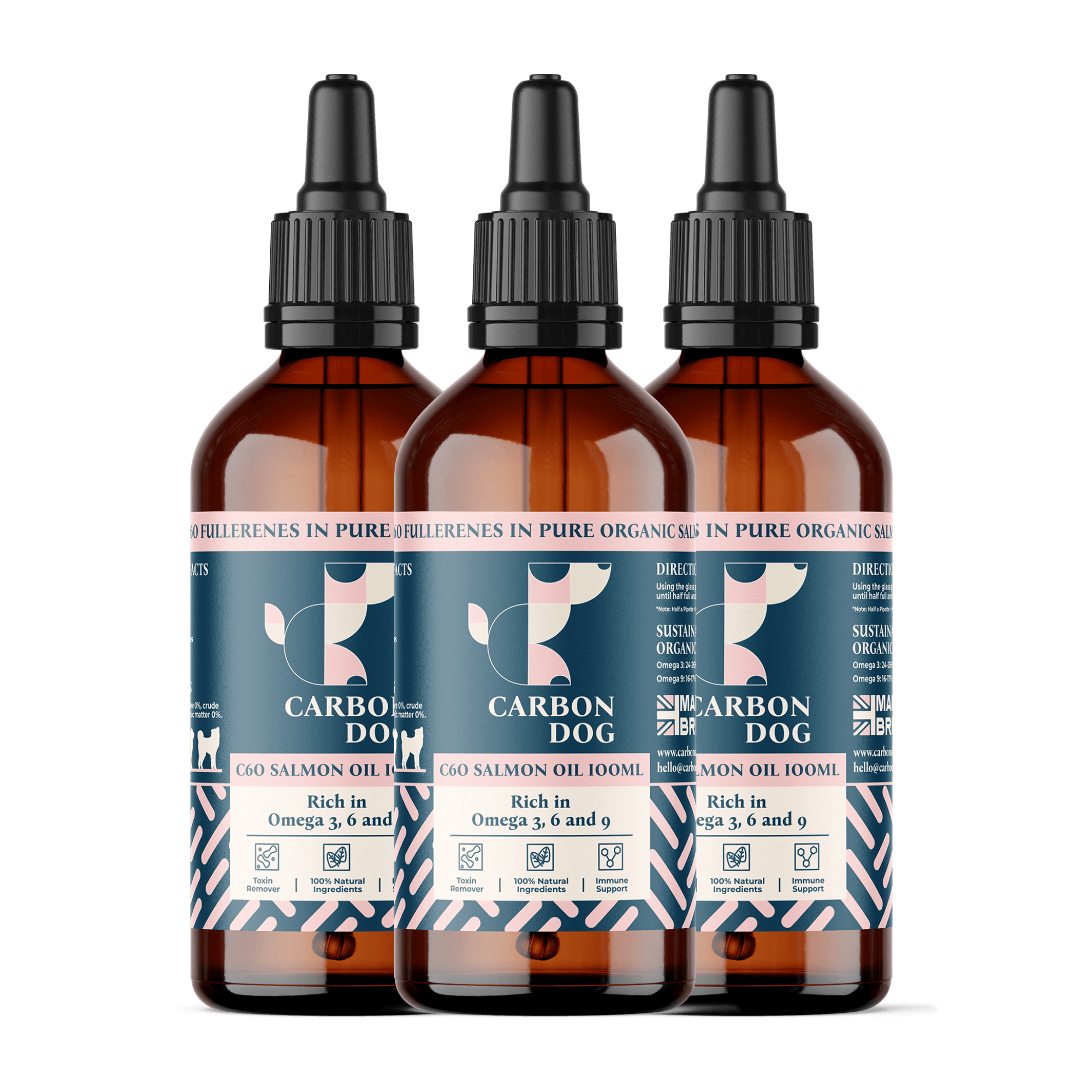 Carbon Dog - C60 Salmon Oil Triple Bottle Pack